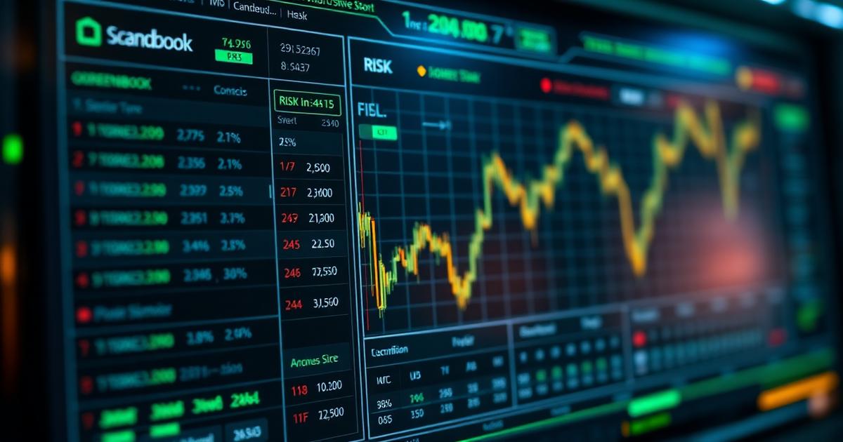 RORMarkets Trading Plattform Oberfläche mit Orderbuch und Risikofunktionen